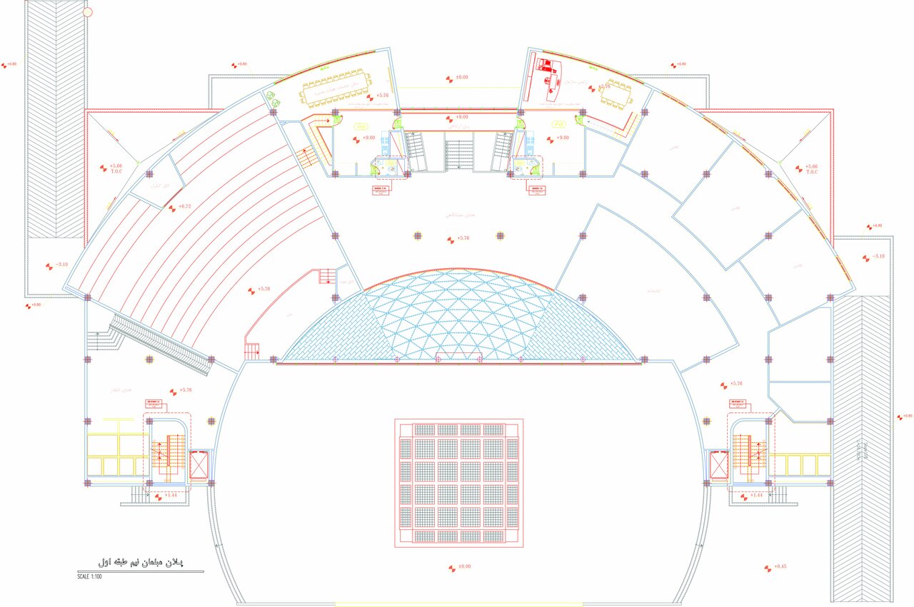 توجه به معماری بومی در طراحی ساختمان اداری سازمان