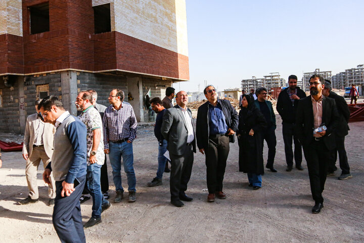 بازدید هیات مدیره سازمان از سایت 560 هکتاری نهضت ملی مسکن
