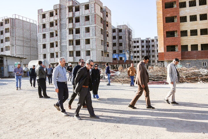 بازدید هیات مدیره سازمان از سایت 560 هکتاری نهضت ملی مسکن