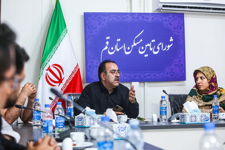 بازدید اعضای هیئت مدیره سازمان از سایت نهضت ملی مسکن قم