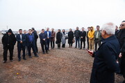 بازدید هیئت مدیره سازمان از پروژه در دست احداث فرودگاه قم