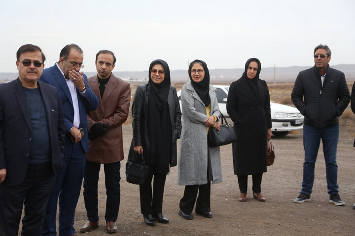 بازدید هیئت مدیره سازمان از پروژه در دست احداث فرودگاه قم