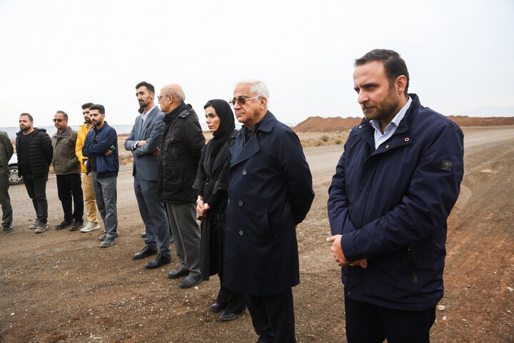 بازدید هیئت مدیره سازمان از پروژه در دست احداث فرودگاه قم