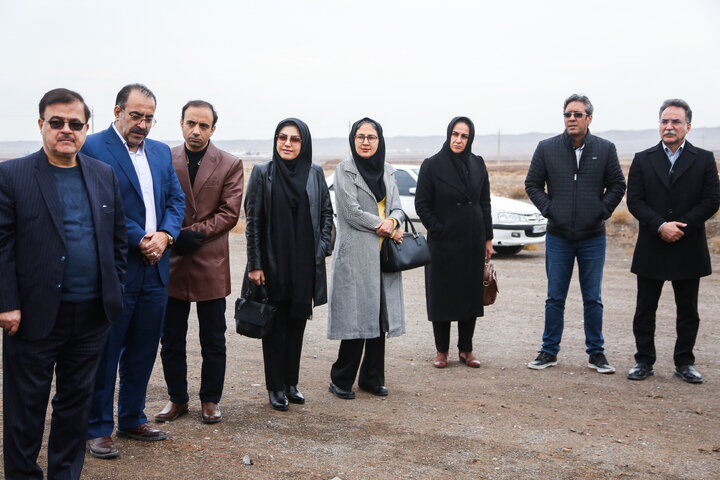 بازدید هیئت مدیره سازمان از پروژه در دست احداث فرودگاه قم
