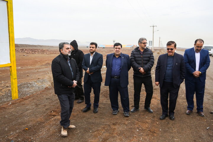 بازدید هیئت مدیره سازمان از پروژه در دست احداث فرودگاه قم
