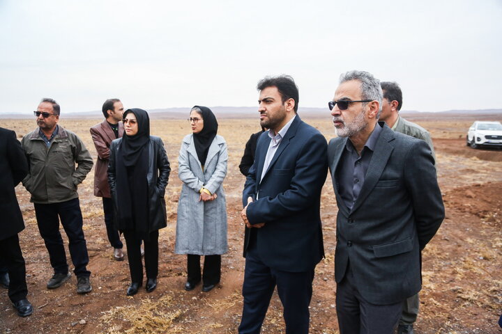 بازدید هیئت مدیره سازمان از پروژه در دست احداث فرودگاه قم