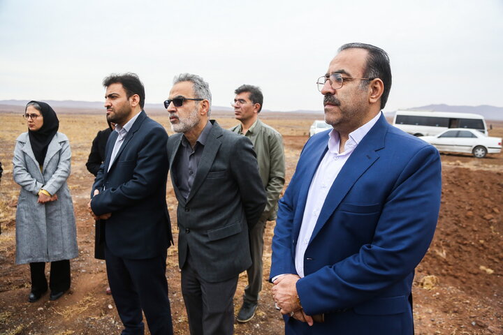 بازدید هیئت مدیره سازمان از پروژه در دست احداث فرودگاه قم