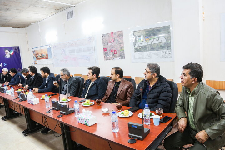 بازدید هیئت مدیره سازمان از پروژه در دست احداث فرودگاه قم