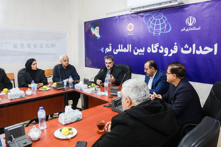 بازدید هیئت مدیره سازمان از پروژه در دست احداث فرودگاه قم